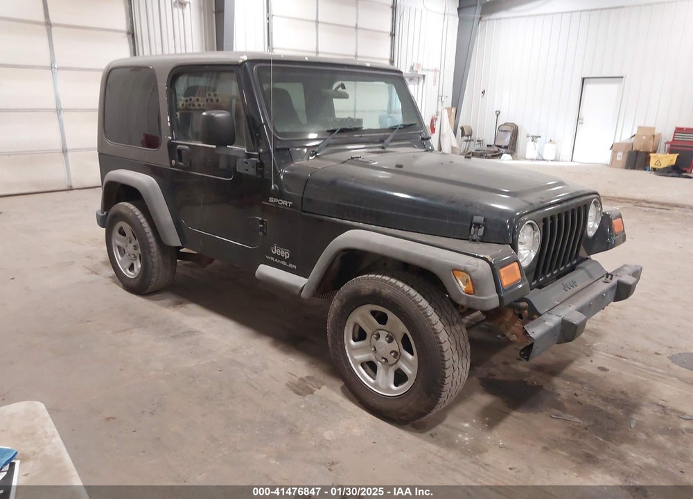 2006 JEEP WRANGLER SPORT RHD VIN: 1J4F449S56P741328