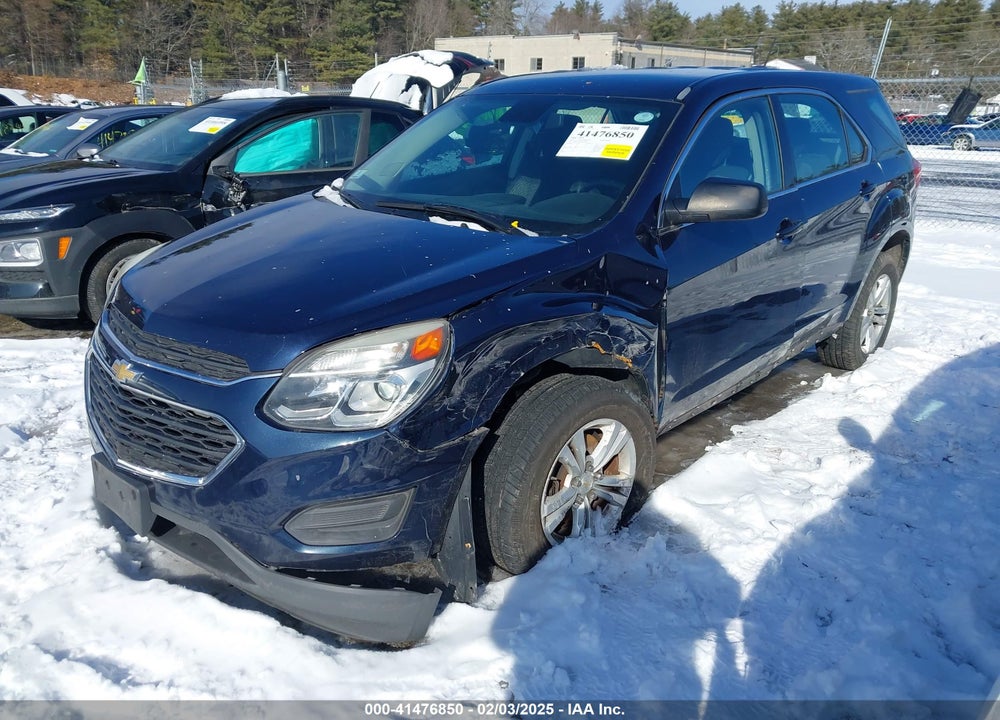 2016 CHEVROLET EQUINOX LS VIN: 2GNFLEEK4G6209081