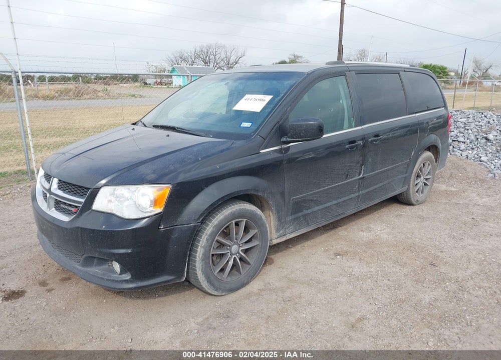 2017 DODGE GRAND CARAVAN SXT VIN: 2C4RDGCG7HR711337