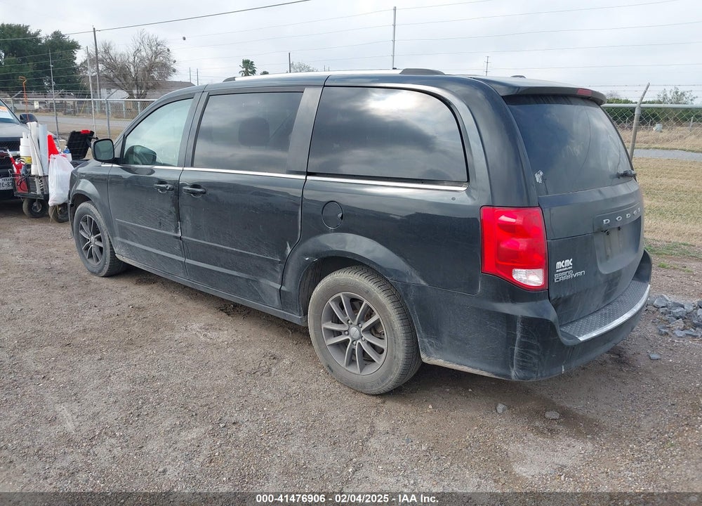 2017 DODGE GRAND CARAVAN SXT VIN: 2C4RDGCG7HR711337