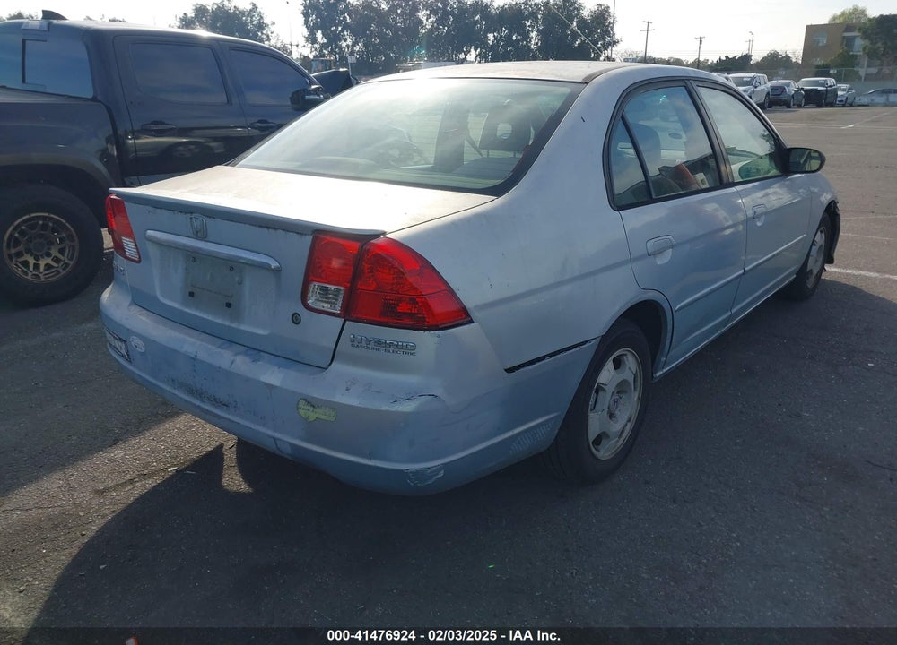 2003 HONDA CIVIC HYBRID VIN: JHMES96693S019301