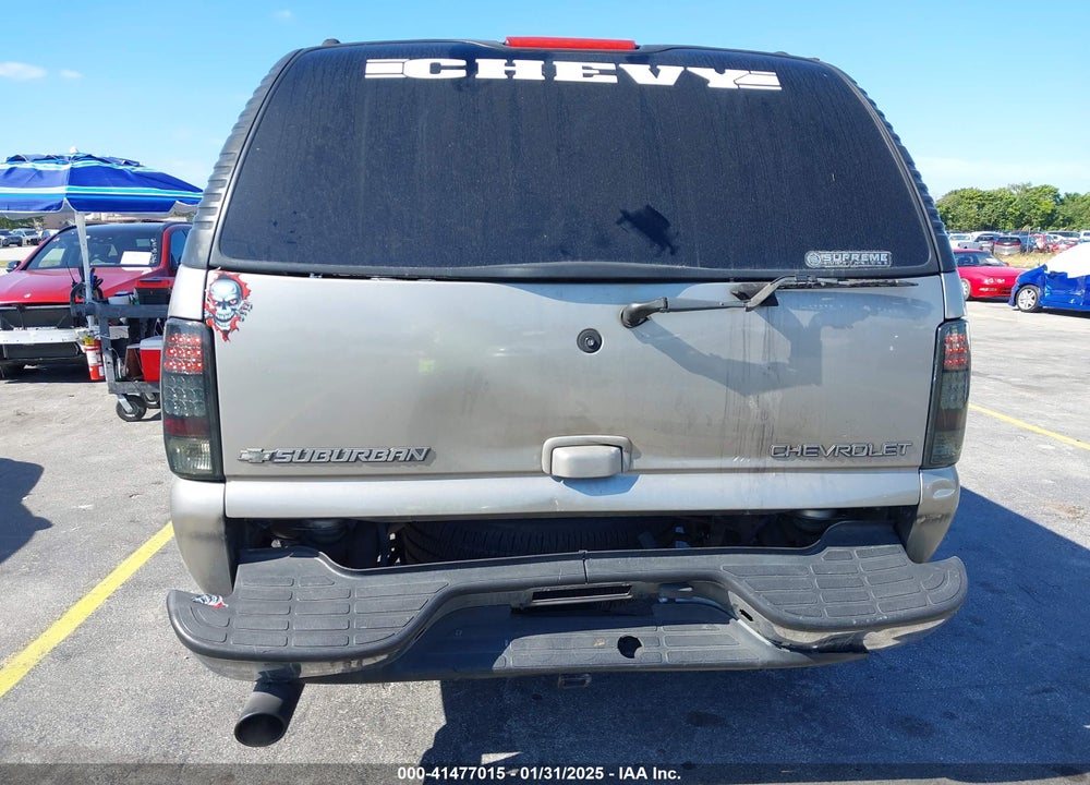 2002 CHEVROLET SUBURBAN 1500 LT VIN: 3GNEC16Z62G347203