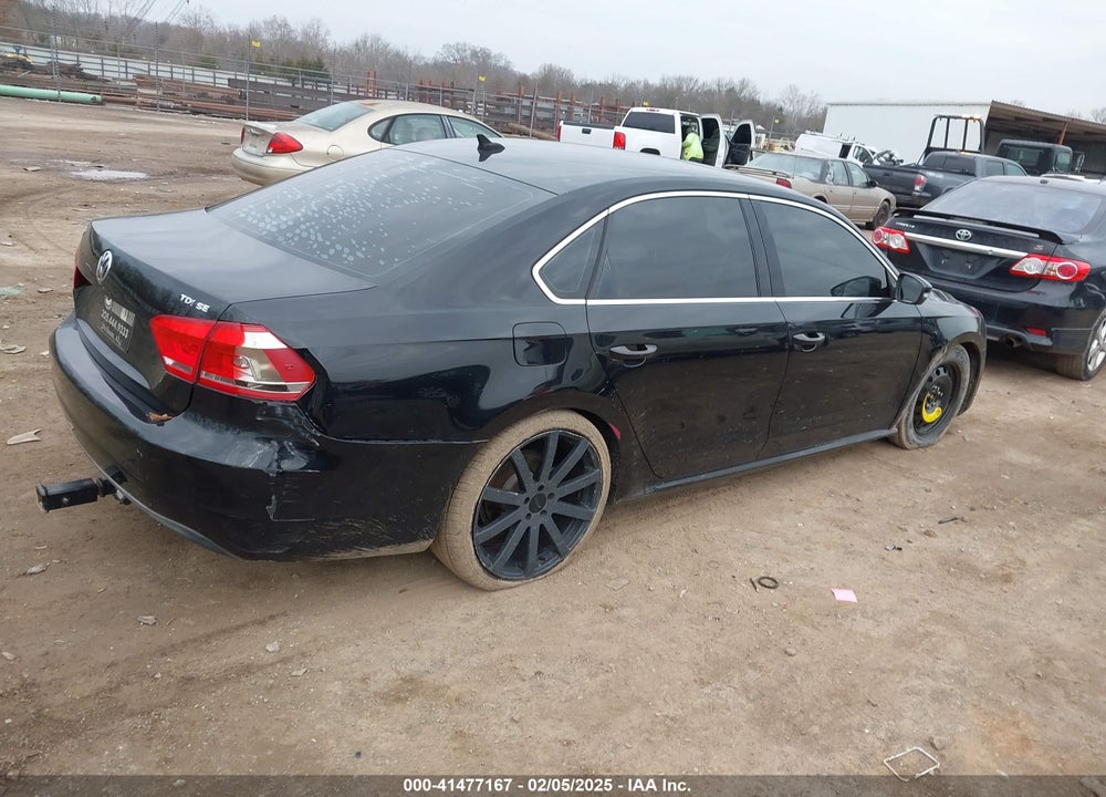 2013 VOLKSWAGEN PASSAT VIN: 1VWBN7A39DC069976