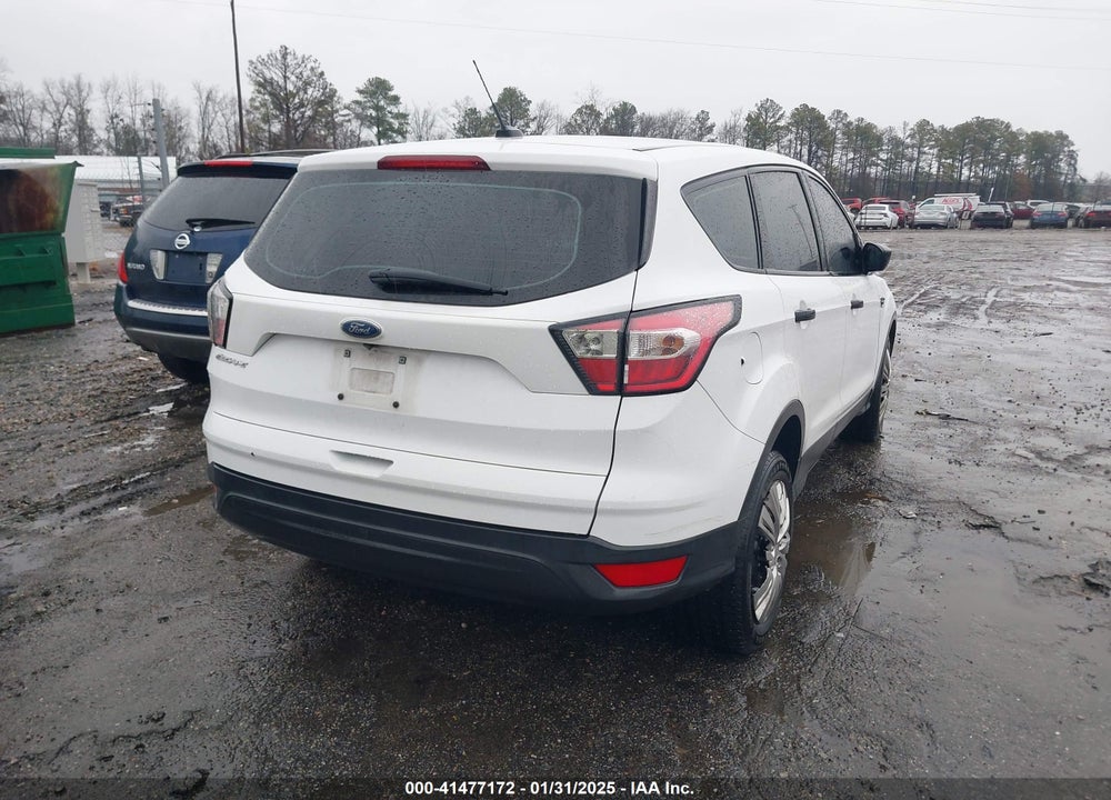2017 FORD ESCAPE S VIN: 1FMCU0F76HUD72710