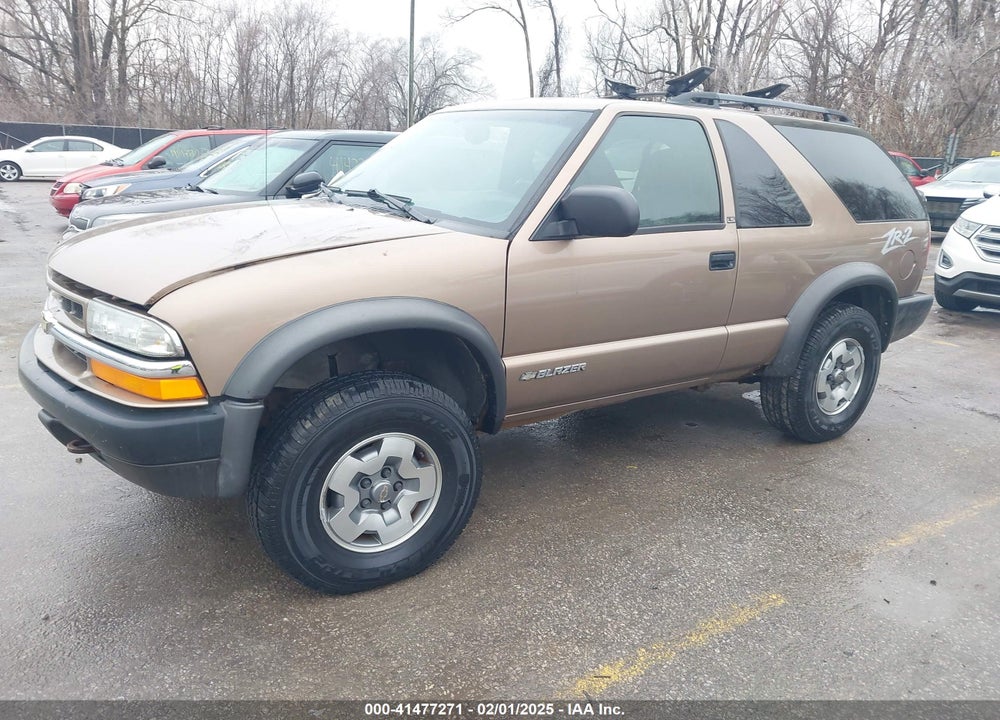 2002 CHEVROLET BLAZER LS VIN: 1GNCT18W52K170422