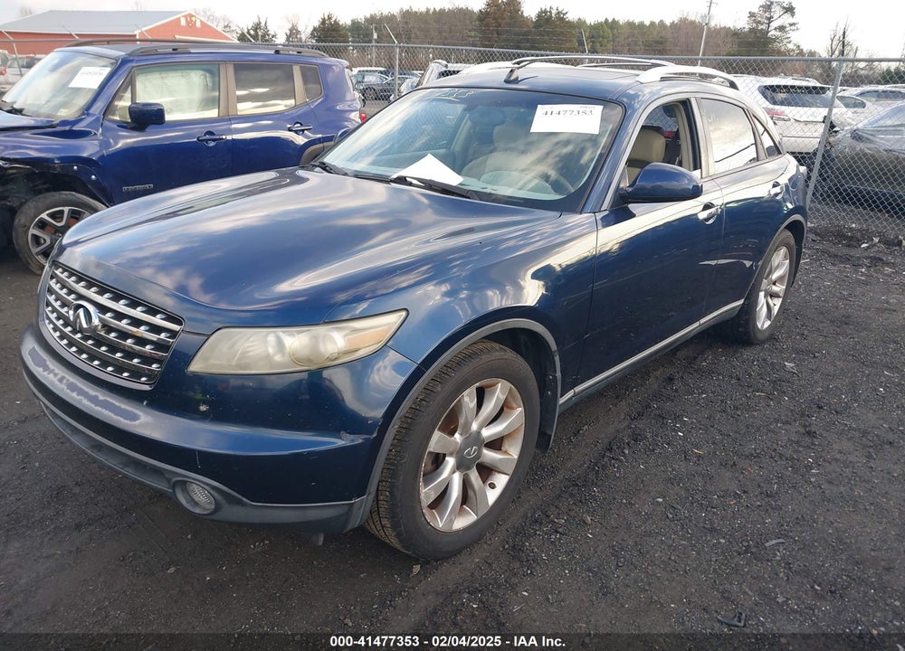 2005 INFINITI FX35 VIN: JNRAS08U65X106294