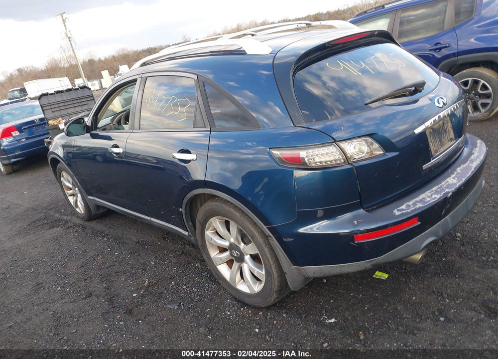 2005 INFINITI FX35 VIN: JNRAS08U65X106294
