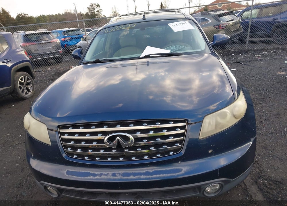 2005 INFINITI FX35 VIN: JNRAS08U65X106294