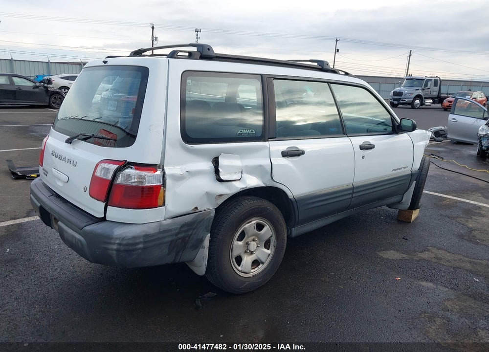 2001 SUBARU FORESTER L VIN: JF1SF63551H707007