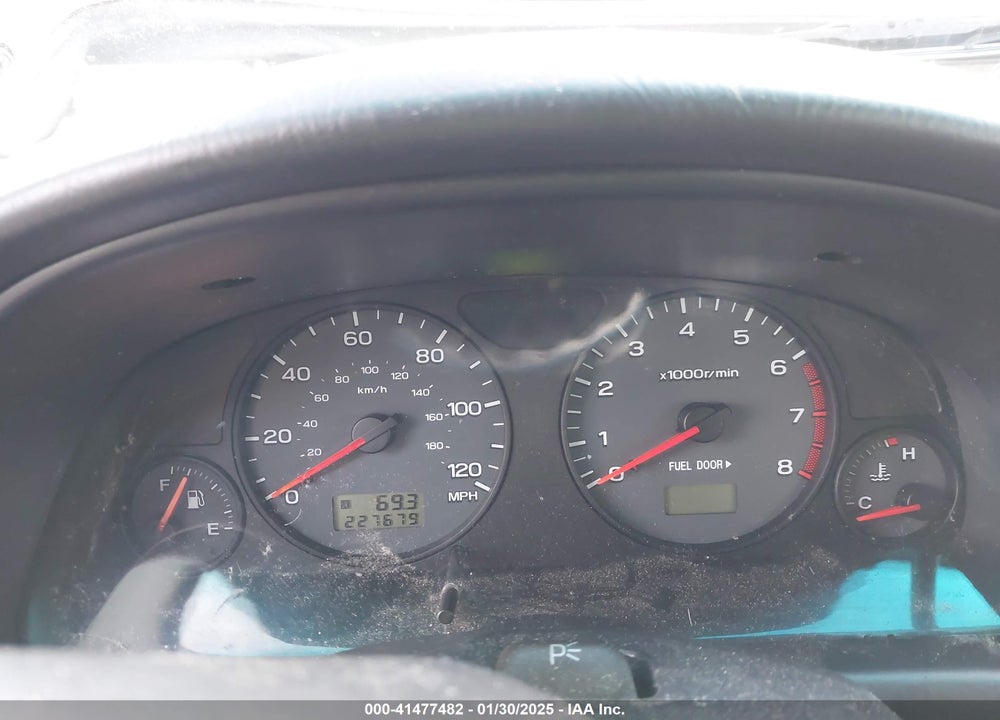 2001 SUBARU FORESTER L VIN: JF1SF63551H707007