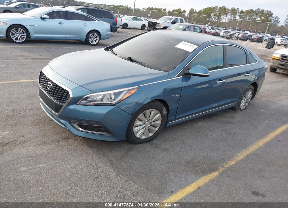 2016 HYUNDAI SONATA HYBRID SE VIN: KMHE24L10GA010863