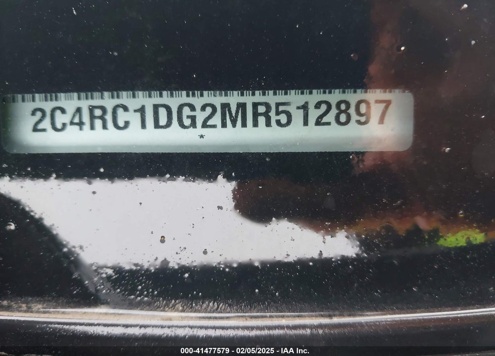 2021 CHRYSLER VOYAGER LXI VIN: 2C4RC1DG2MR512897