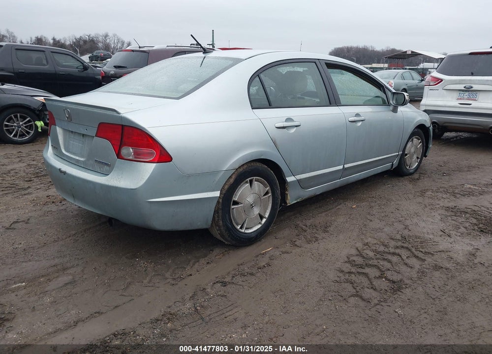 2006 HONDA CIVIC HYBRID VIN: JHMFA36266S015454