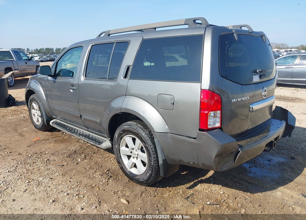 2008 NISSAN PATHFINDER SE VIN: 5N1AR18U48C635588