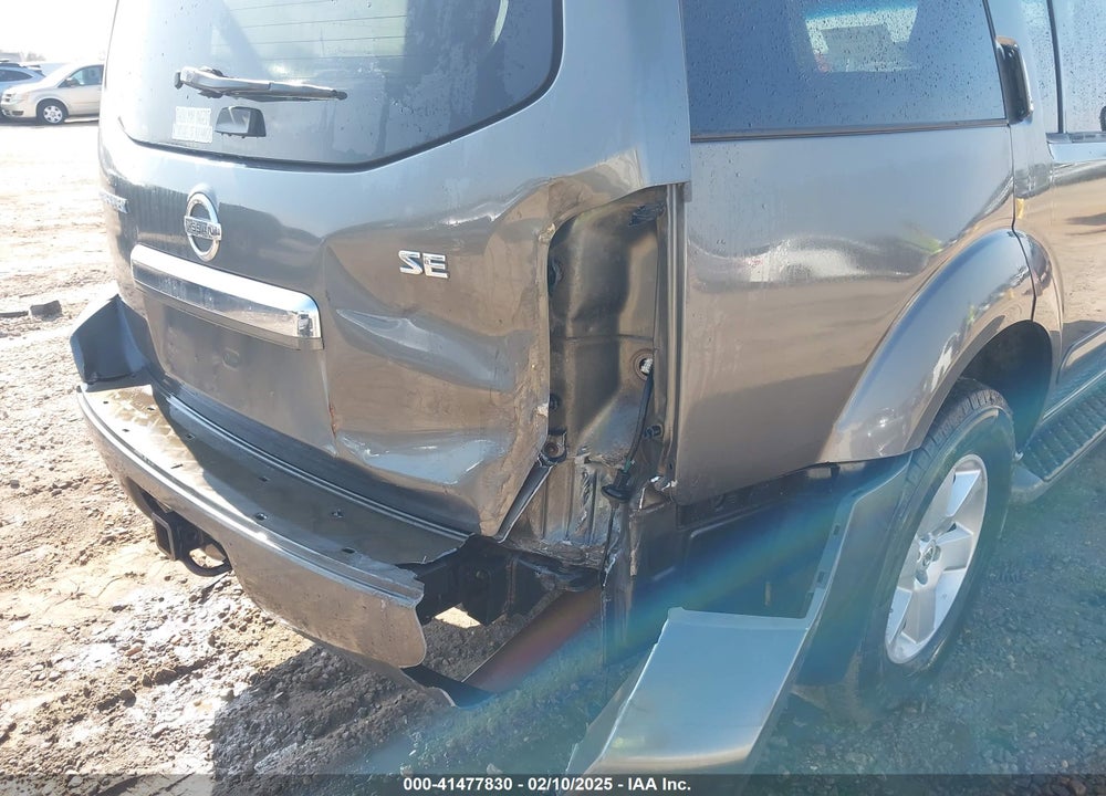 2008 NISSAN PATHFINDER SE VIN: 5N1AR18U48C635588