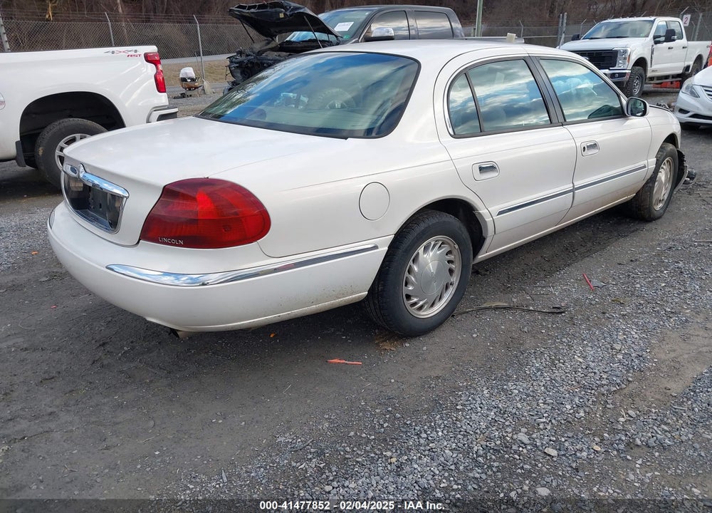 1998 LINCOLN CONTINENTAL VIN: 1LNFM97VXWY619313