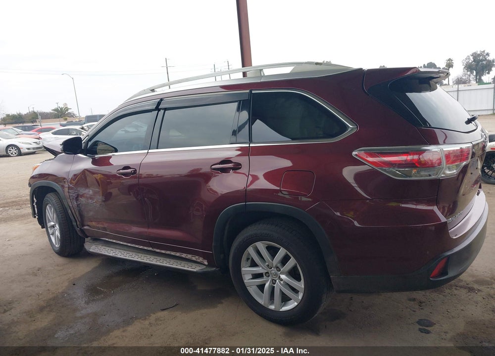 2014 TOYOTA HIGHLANDER LE VIN: 5TDZARFHXES006608