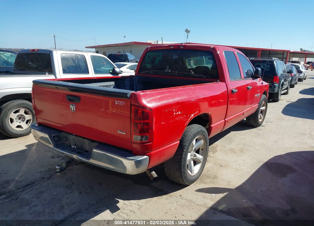 2006 DODGE RAM 1500 SLT VIN: 1D7HA18N66S593999
