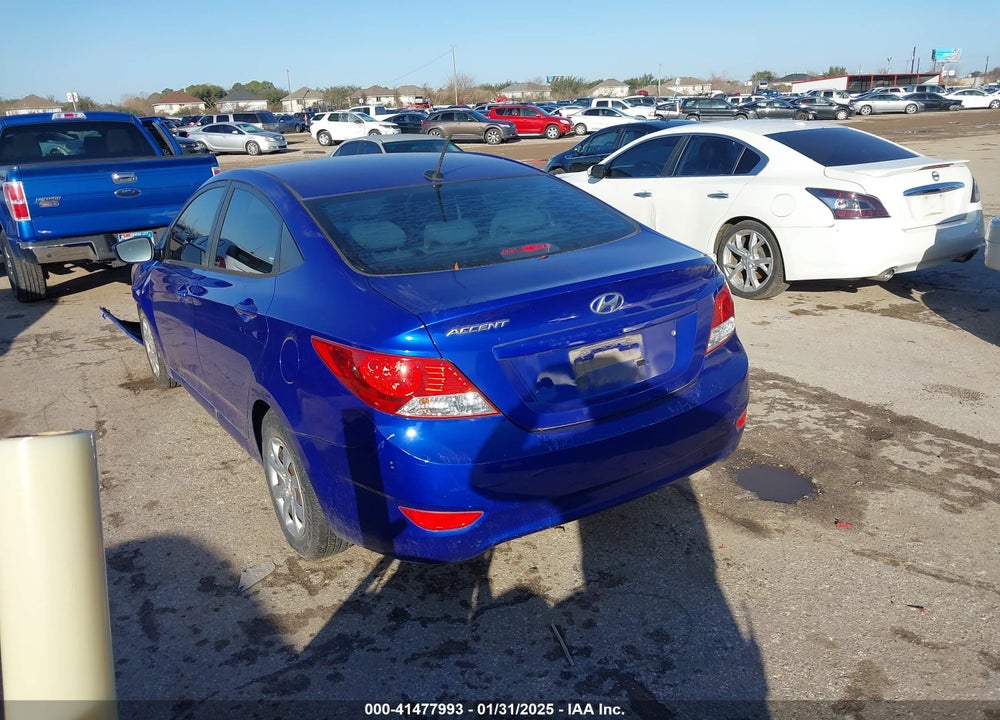 2013 HYUNDAI ACCENT GLS VIN: KMHCT4AE8DU573258