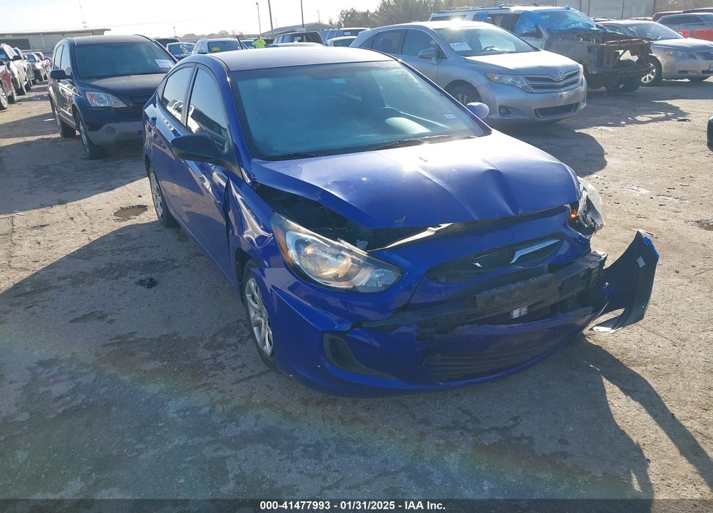 2013 HYUNDAI ACCENT GLS VIN: KMHCT4AE8DU573258