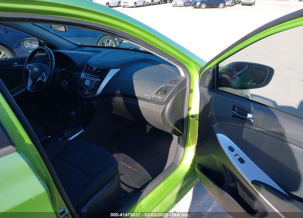 2012 HYUNDAI ACCENT SE VIN: KMHCU5AE2CU028173