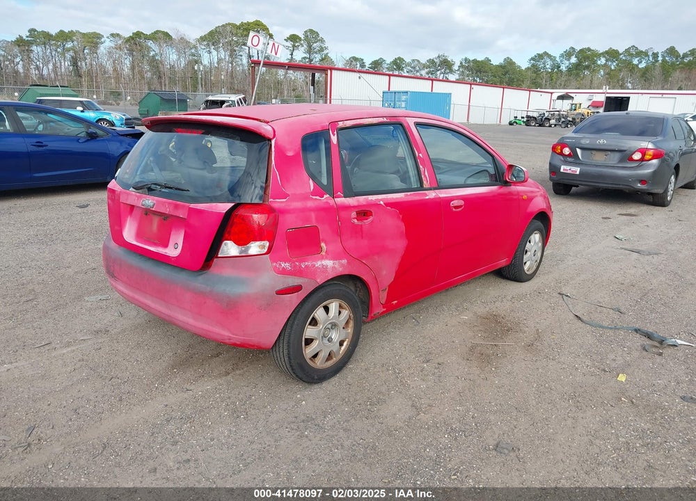2004 CHEVROLET AVEO LS VIN: KL1TJ62644B152895