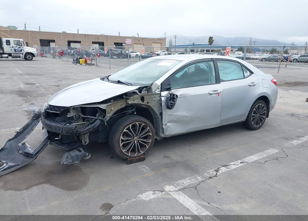 2015 TOYOTA COROLLA S PLUS VIN: 5YFBURHE8FP274420