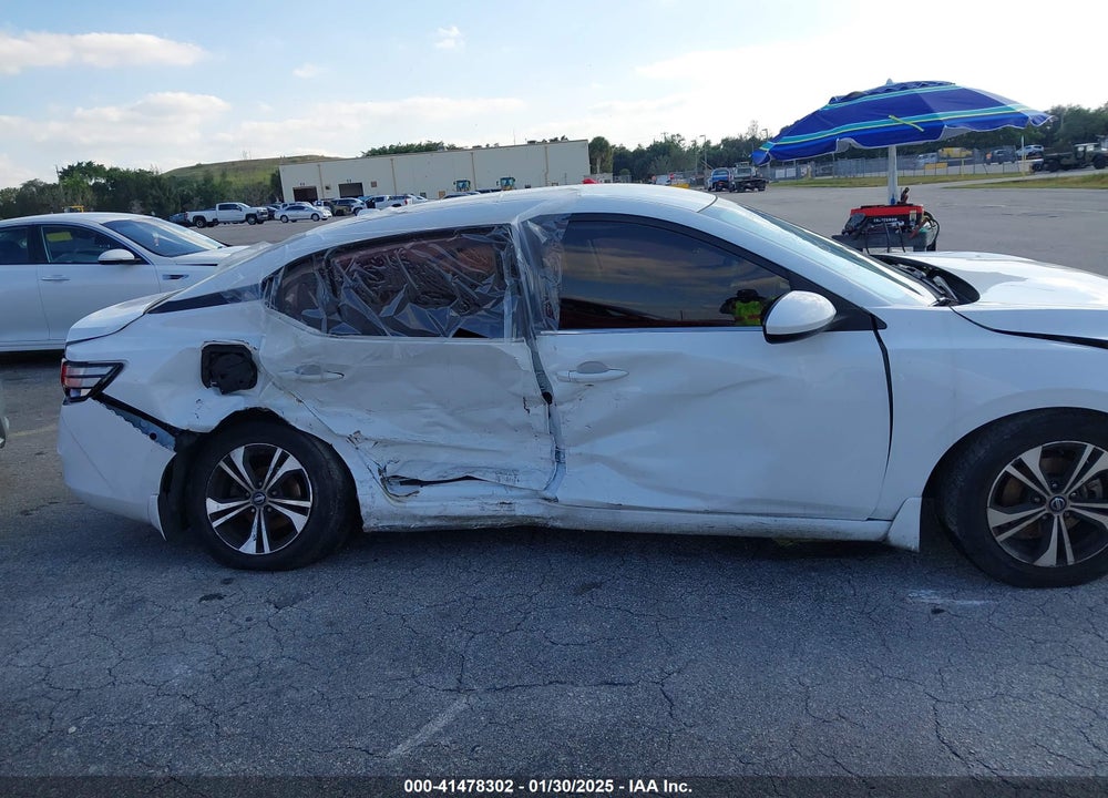 2022 NISSAN SENTRA SV XTRONIC CVT VIN: 3N1AB8CV8NY202797