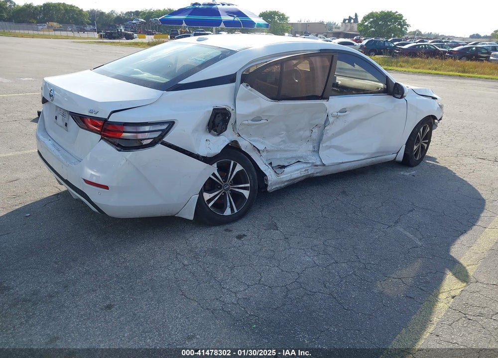 2022 NISSAN SENTRA SV XTRONIC CVT VIN: 3N1AB8CV8NY202797