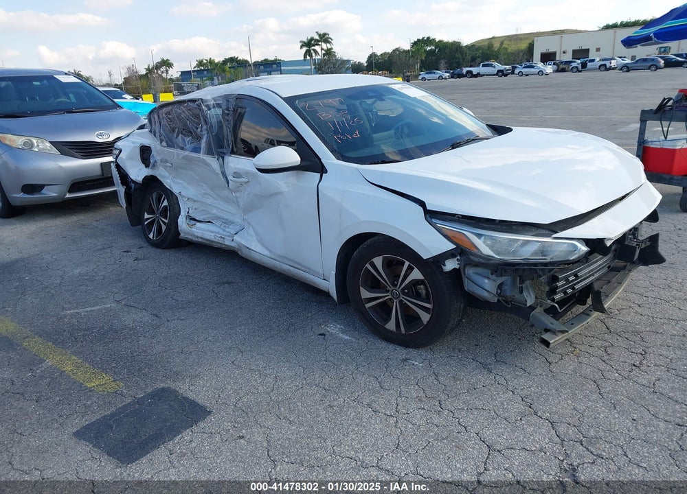 2022 NISSAN SENTRA SV XTRONIC CVT VIN: 3N1AB8CV8NY202797