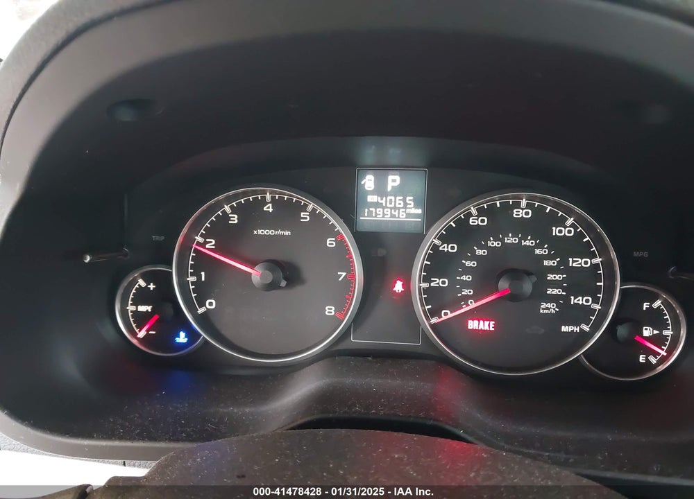 2014 SUBARU OUTBACK 2.5I VIN: 4S4BRBAC9E3230088