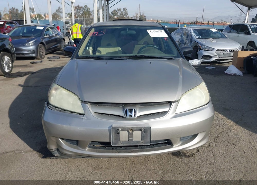 2005 HONDA CIVIC VIN: 2HGES16565H557928