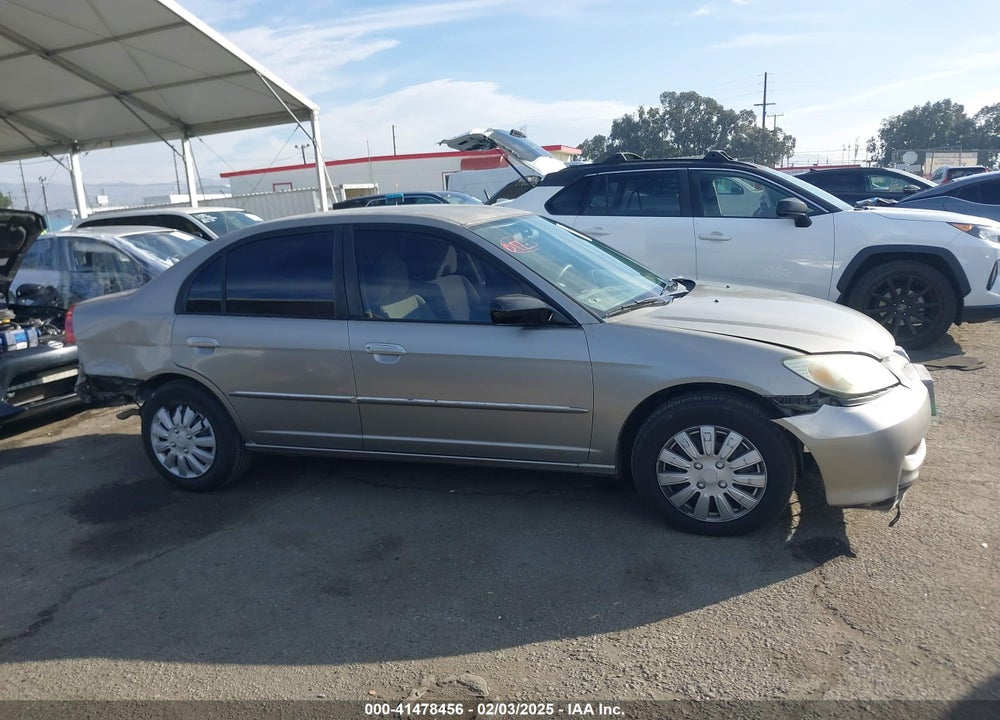 2005 HONDA CIVIC VIN: 2HGES16565H557928