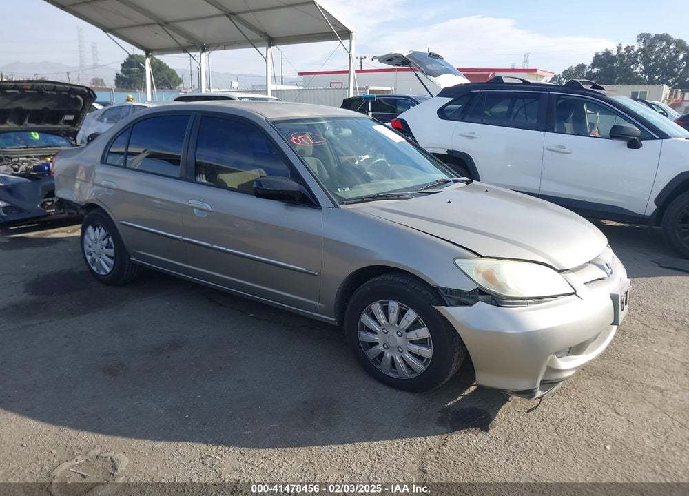 2005 HONDA CIVIC VIN: 2HGES16565H557928