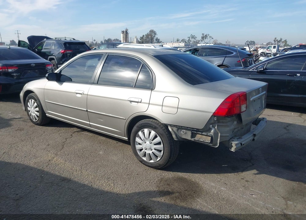 2005 HONDA CIVIC VIN: 2HGES16565H557928