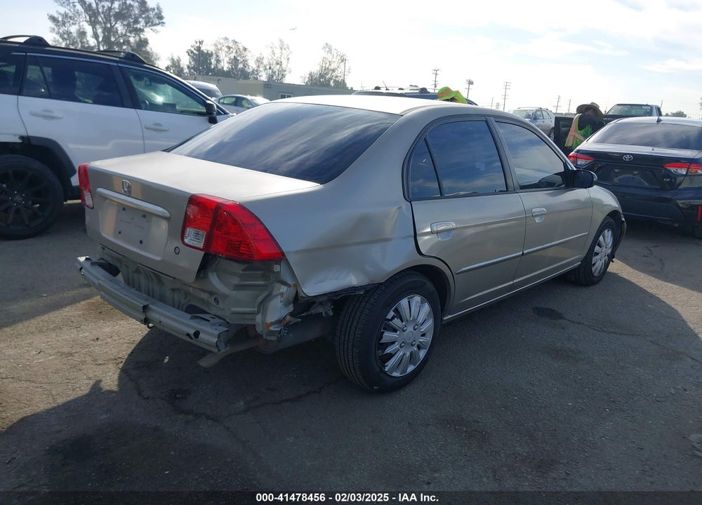 2005 HONDA CIVIC VIN: 2HGES16565H557928