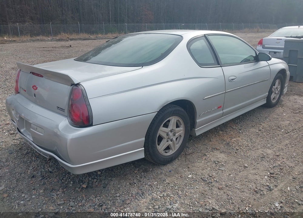 2002 CHEVROLET MONTE CARLO SS VIN: 2G1WX15K629307275