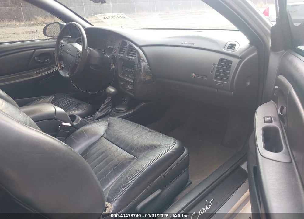 2002 CHEVROLET MONTE CARLO SS VIN: 2G1WX15K629307275