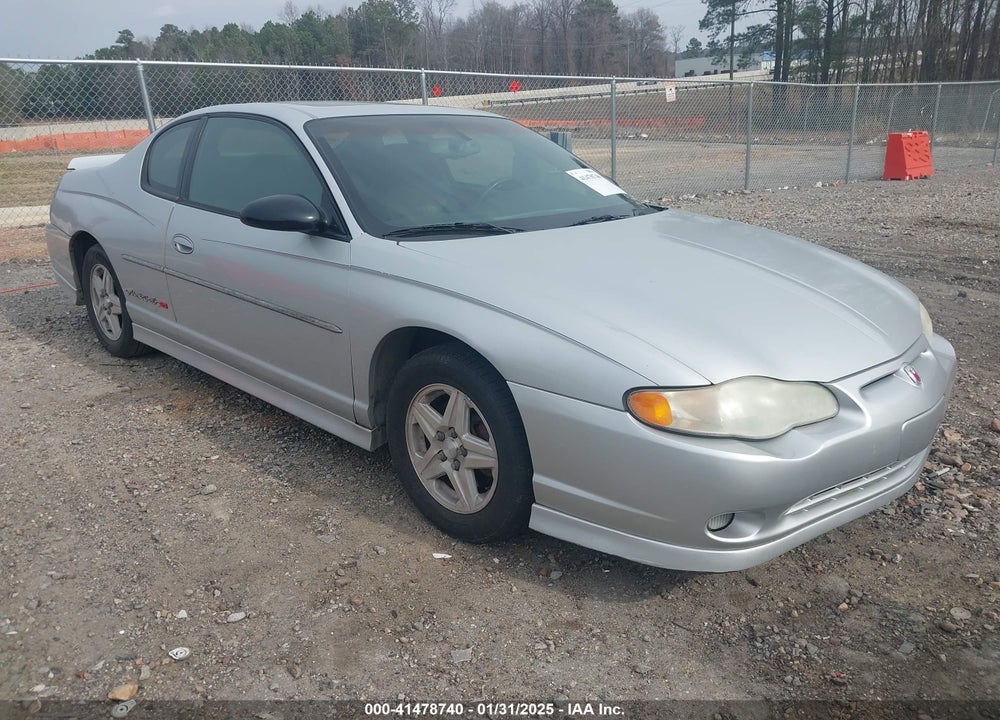 2002 CHEVROLET MONTE CARLO SS VIN: 2G1WX15K629307275