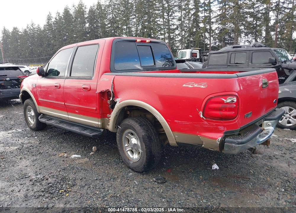 2001 FORD F-150 KING RANCH EDITION/LARIAT/XLT VIN: 1FTRW08L81KD51863