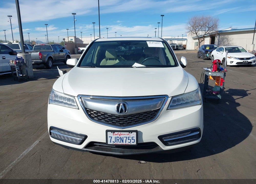 2015 ACURA MDX TECHNOLOGY PACKAGE VIN: 5FRYD3H4XFB009068