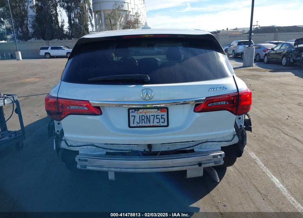 2015 ACURA MDX TECHNOLOGY PACKAGE VIN: 5FRYD3H4XFB009068