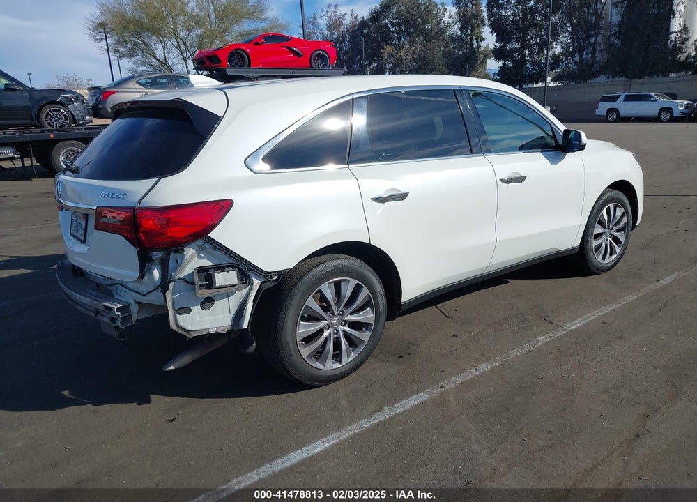 2015 ACURA MDX TECHNOLOGY PACKAGE VIN: 5FRYD3H4XFB009068
