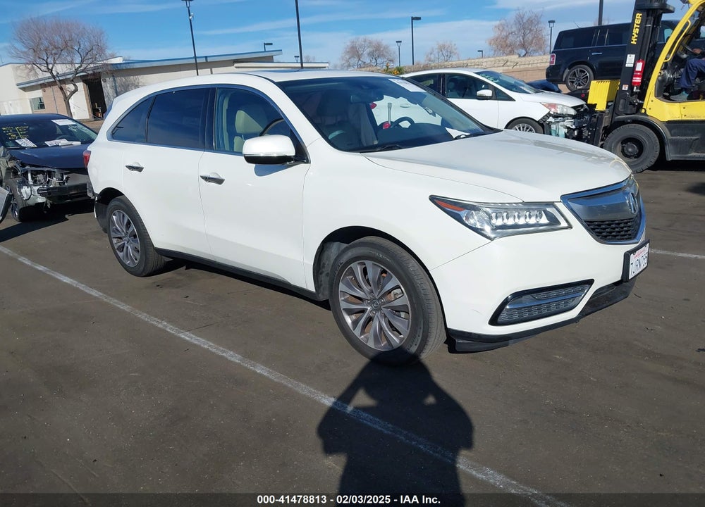 2015 ACURA MDX TECHNOLOGY PACKAGE VIN: 5FRYD3H4XFB009068