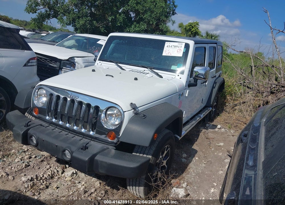 2012 JEEP WRANGLER UNLIMITED SPORT VIN: 1C4BJWDG9CL111827
