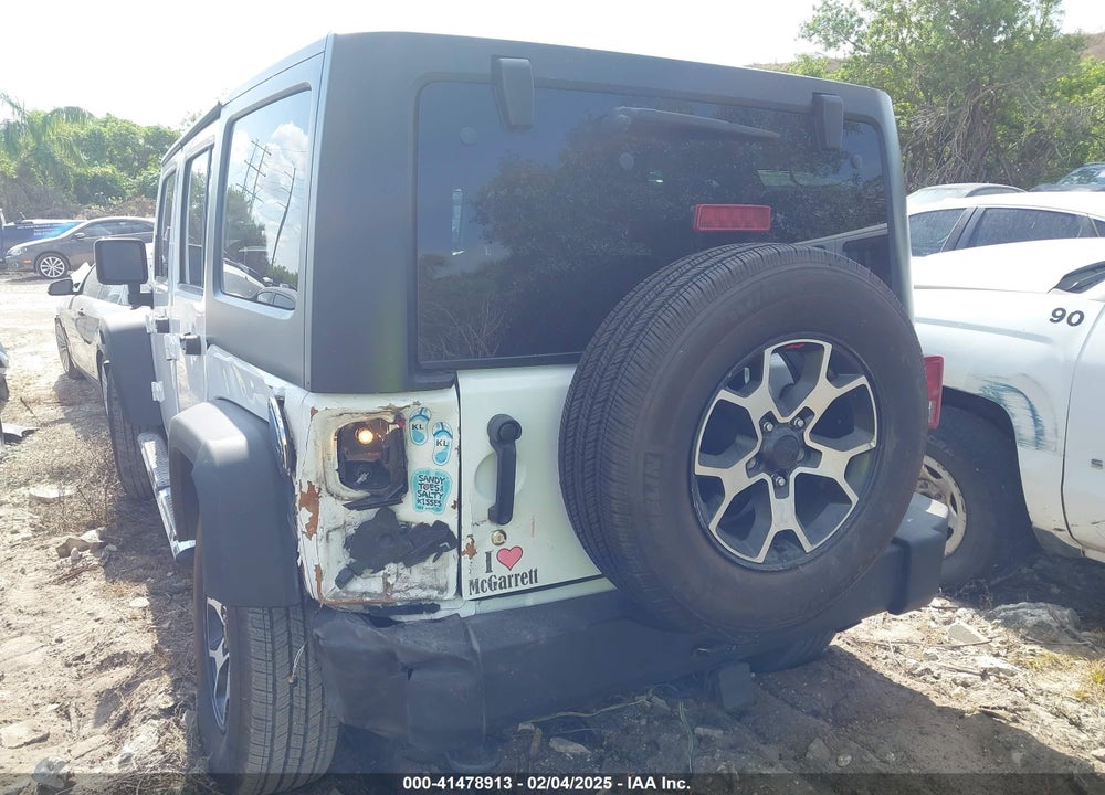 2012 JEEP WRANGLER UNLIMITED SPORT VIN: 1C4BJWDG9CL111827