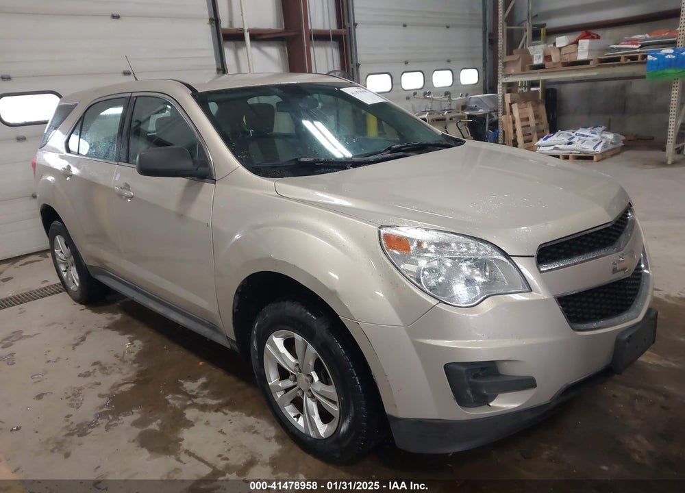 2011 CHEVROLET EQUINOX LS VIN: 2GNALBEC9B1189885