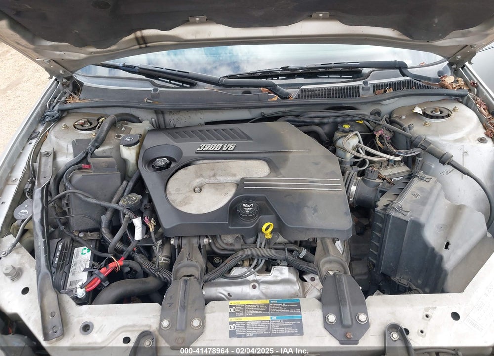 2006 CHEVROLET IMPALA VIN: 2G1WC581869101807