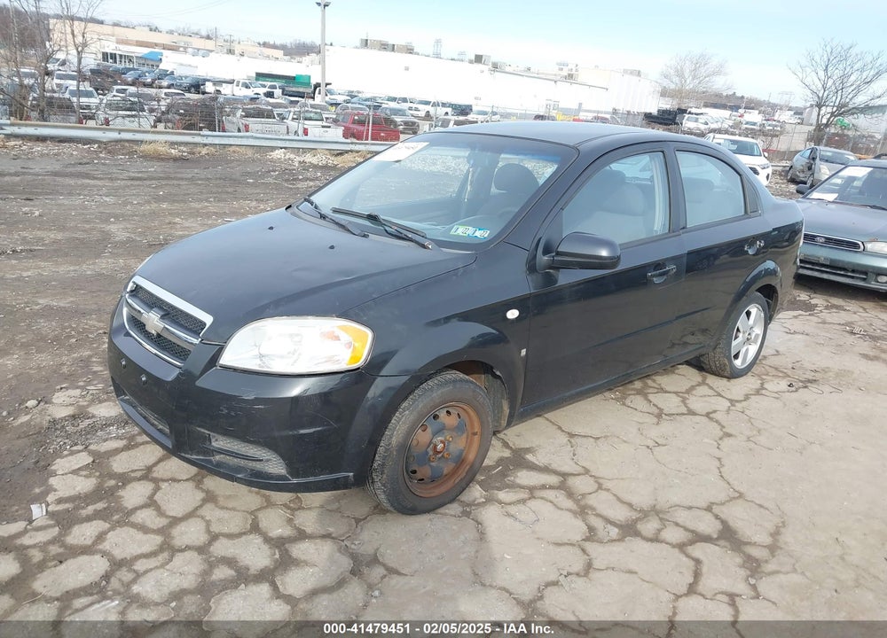 2007 CHEVROLET AVEO LS VIN: KL1TD56647B107715