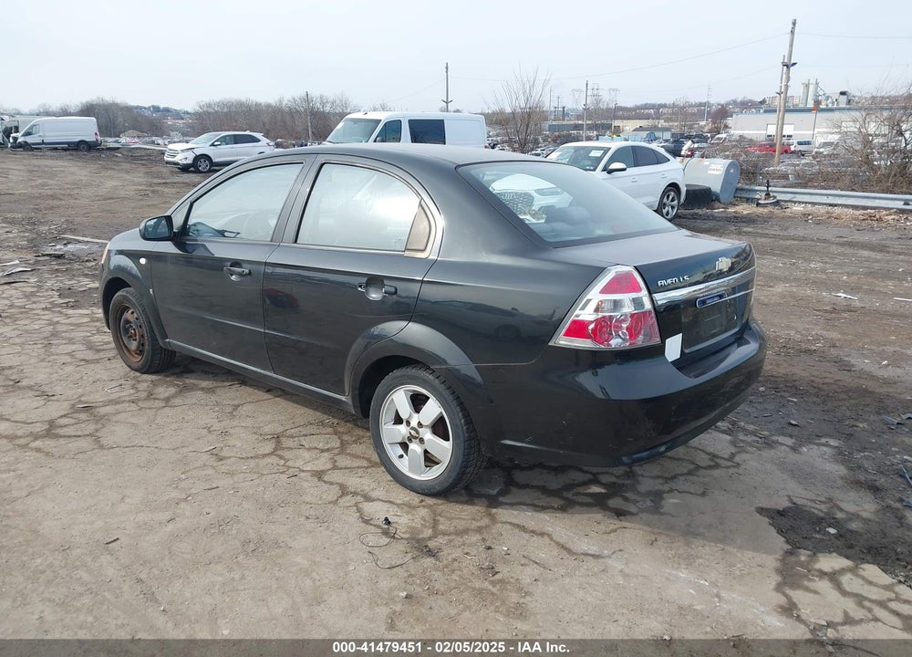 2007 CHEVROLET AVEO LS VIN: KL1TD56647B107715